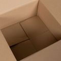 vidaXL Skladací box s úložiskom 50 ks Prírodná 30 x 30 x 15 cm Kartón