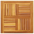 vidaXL Stolová doska 60x60x2 cm štvorec masívna akácia
