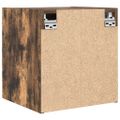 vidaXL Nástenné nočné stolíky 2 ks dymový dub 38x34x40 cm