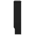 vidaXL Kryt na radiátor čierny 78 cm MDF