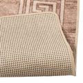 vidaXL Behúň MARSA Biela 100 x 100 cm Polyester a PVC