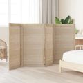 vidaXL Skříňové dvere s dverami 4 ks Prírodná 110 x 2,1 x 59,5 cm