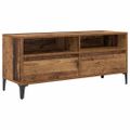 vidaXL TV skrinka so zásuvkou Staré drevo 100 x 34,5 x 44,5 cm