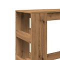 vidaXL Barový stôl s policami dub artisian 90x40x103,5cm kompoz. drevo