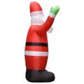 vidaXL Nafukovací Santa Claus s LED diódami vianočná dekorácia IP44 4,5 m