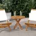 vidaXL Stolová doska 50x50x2,5 cm osemuholník masívne teakové drevo