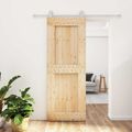 vidaXL Posuvné dvere Prírodná a biela 80 x 210 cm