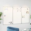vidaXL Magnetická biela tabuľa skladacia 150x80x1,7 cm hliník