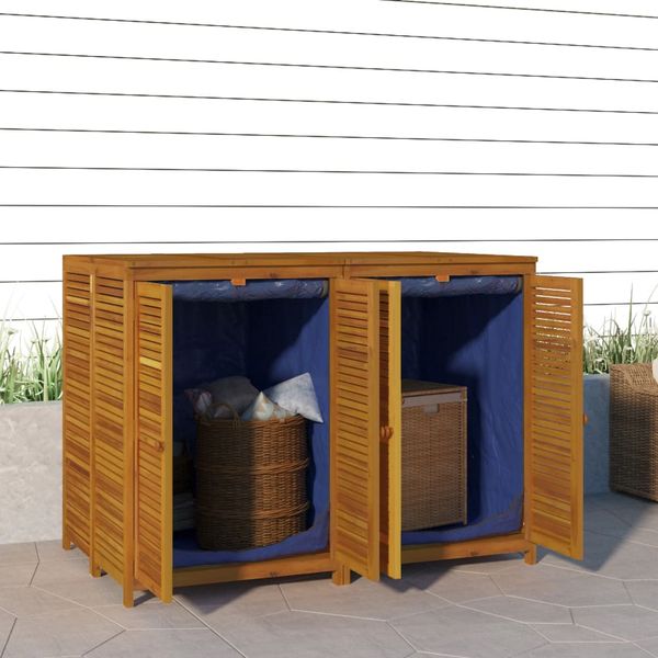 vidaXL Záhradný úložný box 140x87x104 cm masívne akáciové drevo
