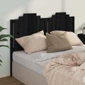 vidaXL Čelo postele čierne 156x4x110 cm masívna borovica