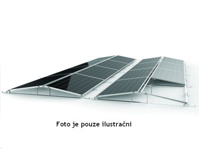 Hliníková FV podpera na plochú strechu V-Z 10°