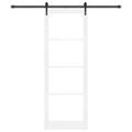 vidaXL Posuvné dvere ORKDAL Biela 83 x 232 cm