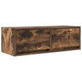vidaXL TV stolíky 2 ks dymový dub 80x31x25,5 cm spracované drevo