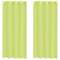 vidaXL Voálové závesy s priechodkami 2 ks Apple Green 140x225 cm