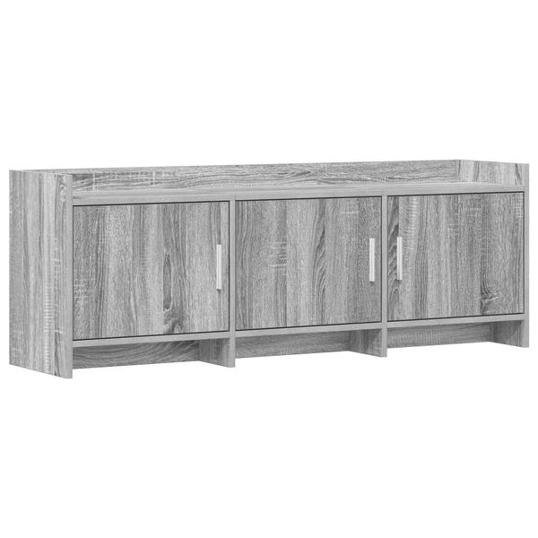 vidaXL TV skrinka 130 x 33 x 47 cm Sivý Sonoma Kompozitné drevo