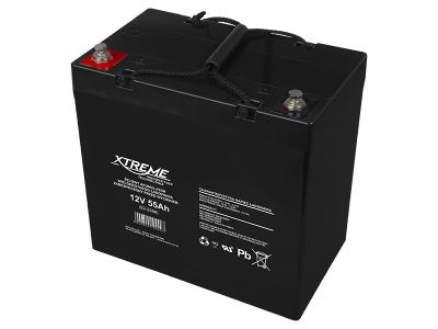 Batéria olovená 12V / 55Ah XTREME bezúdržbový akumulátor