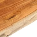 vidaXL Stolová doska 140x60x3,8 cm obdĺžnik masívna akácia živá hrana