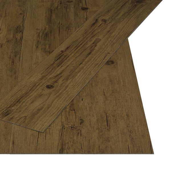 vidaXL Samolepiaca podlahová doska 32 pcs Prírodná hnedá 4,46 m² PVC