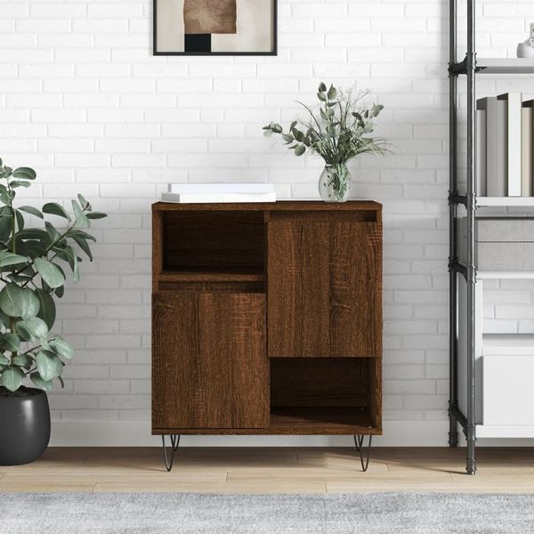 vidaXL Komoda hnedý dub 60x35x70 cm spracované drevo