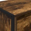 vidaXL Servírovacia skriňa Dymová dub 43 x 36 x 75,5 cm