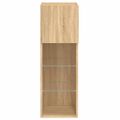 vidaXL TV skrinky s LED svetlami 2 ks dub sonoma 30,5x30x90 cm