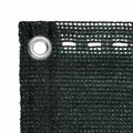 vidaXL Balkónová obrazovka Tmavozelená 75 x 700 cm HDPE a hliník