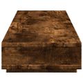 vidaXL Stojan na monitor dymový dub 100x27x15 cm kompozitné drevo