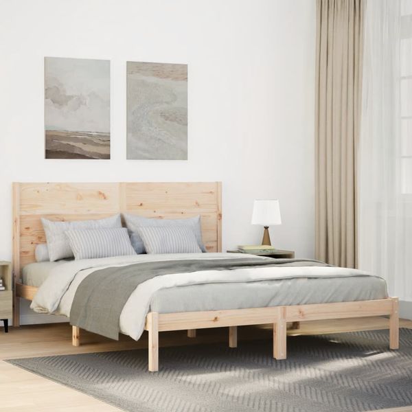 vidaXL Extra dlhá posteľ bez matraca 160x220 cm masívne drevo