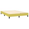 vidaXL Boxspring posteľ s matracom zelená 140x190 cm látka