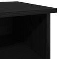 vidaXL Servírovacia skriňa Čierny dub 100 x 35,5 x 60 cm