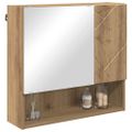 vidaXL Zrkadlová skrinka Remeselný dub 59 x 17 x 55 cm