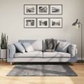 vidaXL Koberec HUARTE krátky vlas mäkký umývateľný antracit 120x120 cm