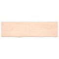 vidaXL Kúpeľňová doska 180x50x(2-6) cm neošetrený masív