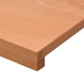 vidaXL Parapety 2 ks Lak 110 x 30 x 2 cm Masívne bukové drevo