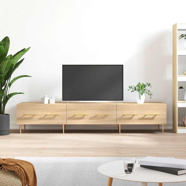 vidaXL TV skrinka, dub sonoma 150x36x30 cm, kompozitné drevo