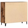 vidaXL Komoda staré drevo 90x34x80 cm kompozitné drevo