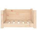 vidaXL Pelech pre psa 55,5x45,5x28 cm masívne borovicové drevo