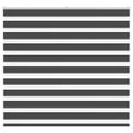 vidaXL Zebra roleta čierna 165x150 cm šírka látky 160,9cm polyester