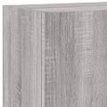 vidaXL TV nástenné skrinky 2 ks sivé sonoma 40,5x30x60cm kompoz. drevo