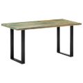 vidaXL Jedálenský stôl 160x80x75 cm, recyklovaný masív