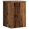 vidaXL Stojany na rastliny 2 ks staré drevo 25x25x35 cm kompoz. drevo
