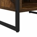 vidaXL TV skrinka 170,5 x 36 x 30,5 cm Dymová dub Kompozitné drevo