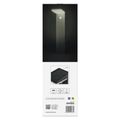 LED záhradné solárne stĺpikové svietidlo VEREA, senzor súmraku, 10,7 x 15,4 x 50 cm