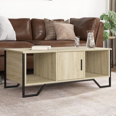vidaXL Konferenčný stolík dub sonoma 100x51x40 cm kompozitné drevo