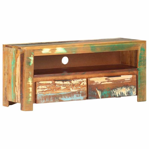 vidaXL TV skrinka 90x30x40 cm, recyklovaný masív