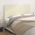 vidaXL Čelo postele hnedé 200x5x118/128 cm umelá koža