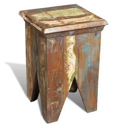 vidaXL Stolička, recyklovaný masív