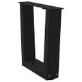 vidaXL Nohy ku konferenčnému stolíku v tvare V, 2 ks, čierne, 40 x (30-31,3) cm, oceľové