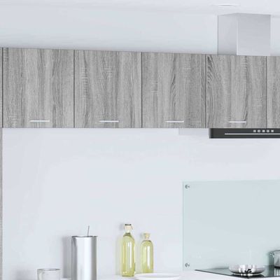 vidaXL Závesná skrinka Sivý Sonoma 80 x 31 x 40 cm Kompozitné drevo