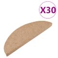 vidaXL Nášľapy na schody samolepiace 30 ks béžové 56x17x3 cm